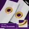 G128 Solid Purple Color Flag | 2.5x4 Ft | LiteWeave Pro Series Printed 150D Polyester | Indoor/Outdoor, Vibrant Colors, Brass Grommets, Thicker and More Durable Than 100D 75D Polyester